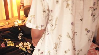 Trans Femboy have her Bootie Eaten and fellate Phat Trunk