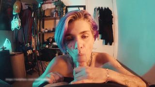 Neighbor luvs to cheat on her beau at night. - Bia Russah