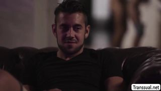 Stepbros buddy condom-free romps his TRANSSEXUAL sis (Crystal Thayer, Chris Damned)