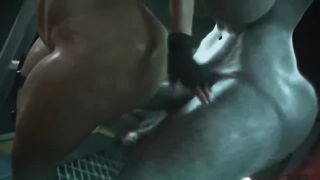 Mr. X Hermaphroditism Pulverizes Jill Valentine (Resident Ominous)