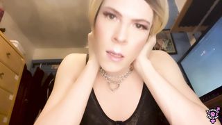 Innocence Sissy Cumslut Instructs Her Arsehole And Guzzles Her Own Jizz, Numerous Guts Climaxes