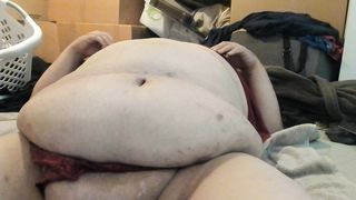 Ample Sissy in Crimson Dumping & Pumping