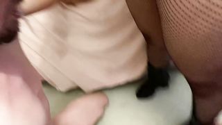 T-girl smashes and facefucks her bottom man