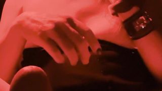 A stormy evening with Kitty at the Club Harbor town pier