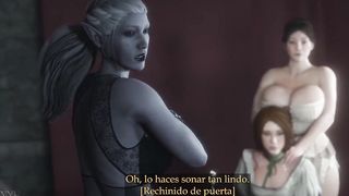 The brothel: The saga - scene 1,two,trio (DoubleNyl) (slave-Spanish)