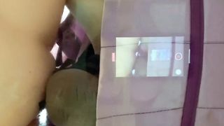 Yukari toying with Onaho (transvestite onanism)