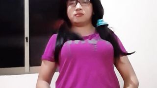 Belleza Trans Valentina masturbandose en diciembre