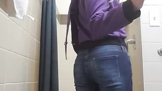 Femboy Striptease in the Shower