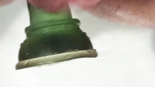 Micro pipe screws cock-squeezing raw fuckhole FTM transgender