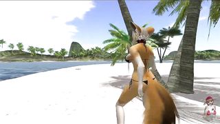 Beach joy and bang with killer fennec hairy