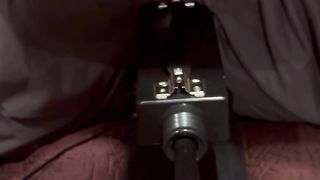 Fake penis machine peeing climax