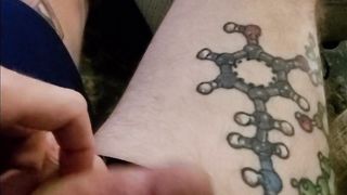 T-girl gets her jaws banged before getting used for an assfucking without a condom internal cumshot