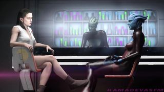 Hermaphroditism Creampe (Mass Effect X Starlet Wars THREE DIMENSIONAL Toon)