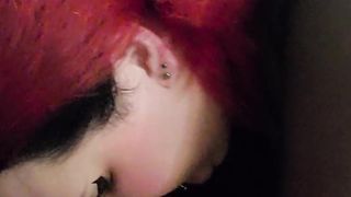 Transgirl gulps jizm after fellating rod and getting hatch screwed