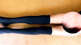 femboyのお兄ちゃんをパパラッチこんなに足ピンしてるんだー！意外ー