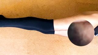 femboyのお兄ちゃんをパパラッチこんなに足ピンしてるんだー！意外ー