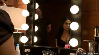 TRANSSEXUAL ravages set intern in dressing bedroom