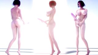 XXL Monster Man meat She-creature Pummel Her Sexy Chick Buddy 3 DIMENSIONAL Romp Cartoon Game have fun