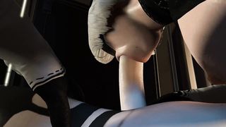 Futa 2b Yorha Blowage sixty nine with Futa A2 - Nier Automata