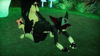 two Pokemon In Deh Forest