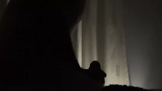 Railing father in the dark