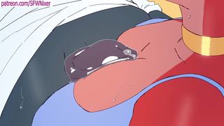 Warm hairy futa girl/girl anime porn