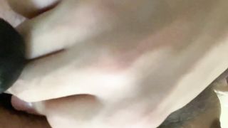 brushing my teeth with assfuck beads in