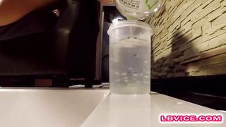 Naughty clyster for subjugated t-girl (Fetish Fatale)