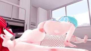 3 DIMENSIONAL MANGA PORN - PHAT BACKSIDE - XXL UDDERS - FUTA