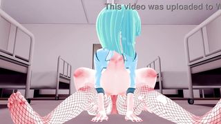 3 DIMENSIONAL MANGA PORN - PHAT BACKSIDE - XXL UDDERS - FUTA