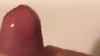 Shemale strokes and ejaculates a plenty of of jizz