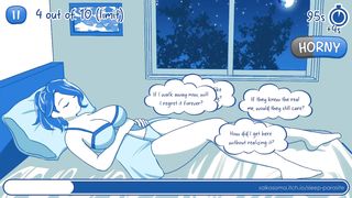 TOUCH HERSELF WHILE SHE'S [censored]