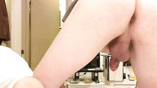 luckyass12 anal big gold ass plug