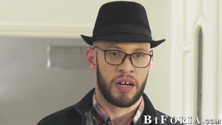 Ruckus and Draven Navarro pound babe and each other hardcore