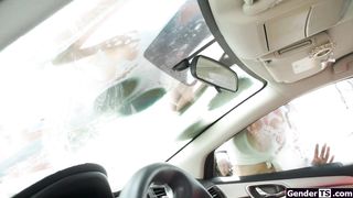 At this carwash you get your dick sucked