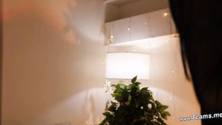 Hottie Latina Passionately Strokes Her Penis