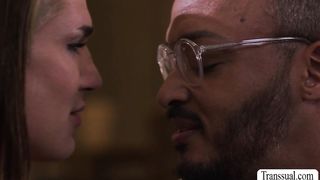 Black stepdad bangs hes TS stepdaughters asshole