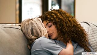 Shemale nurse Eva Maxim fucks colleague