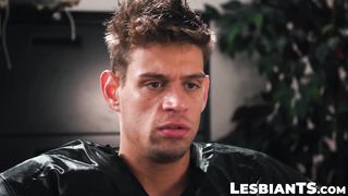 Jock Michael Del Ray sees his TS coach Brittney Kade for ass fucking