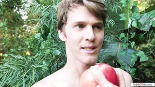 First trans woman anal in garden of Eden