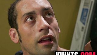 Brunette Jessica Fox fucks the sweaty asshole of hairy stud DJ