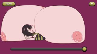 Inflate Her Breast Through Clicking