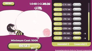 Inflate Her Breast Through Clicking