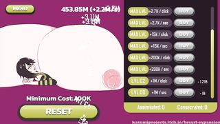 Inflate Her Breast Through Clicking