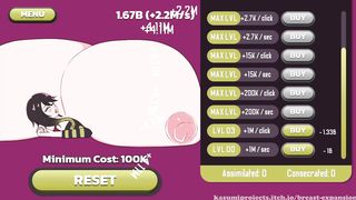 Inflate Her Breast Through Clicking