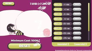 Inflate Her Breast Through Clicking