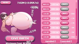 MAKE HER BELLY GROW THROUGH CLICKING