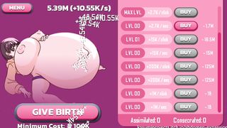 MAKE HER BELLY GROW THROUGH CLICKING