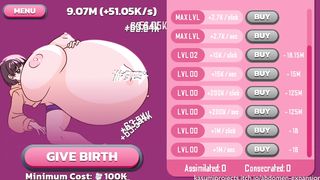 MAKE HER BELLY GROW THROUGH CLICKING