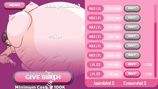 MORE CLICK TO GROW HER BELLY